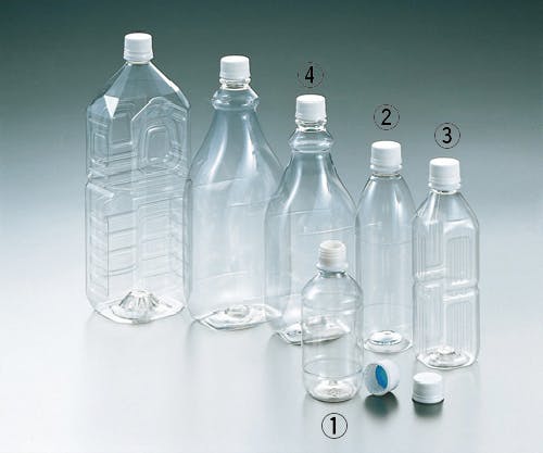 飲みかけのペットボトル ペットボトル490ml角 キャップ付き 20本［141002］