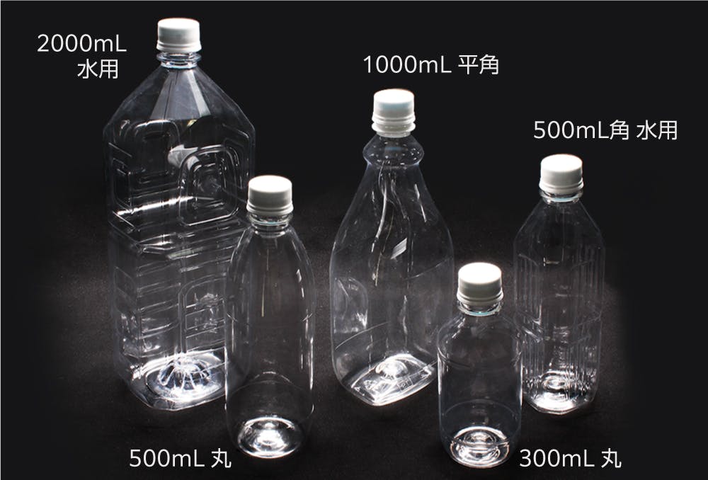 ペットボトル PET500角水用 500ml 110-14103【別送品】 | 作業工具
