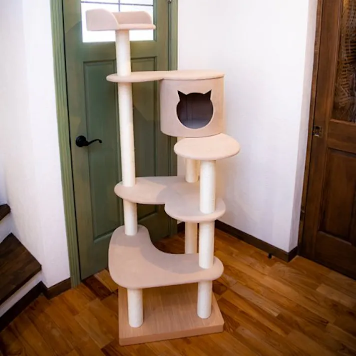 サンコウTHITHIPETキャットタワーAcecoffret ビニロンポール 4582426250215【別送品】