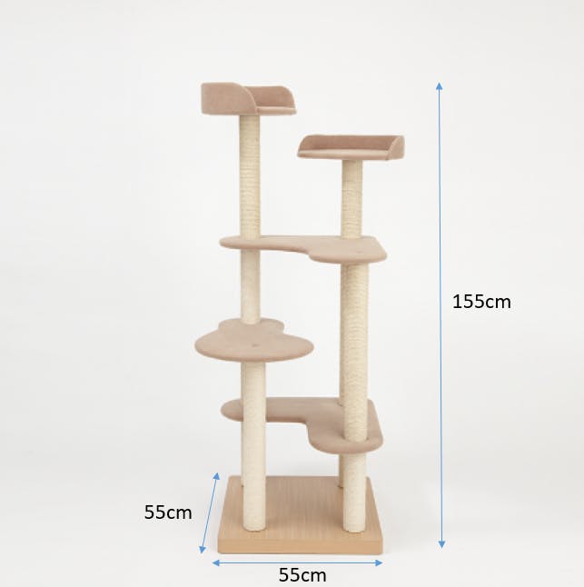 カインズ　キャットタワー キャットインテリアタワー 5ステップ T27(販売終了) | ペット