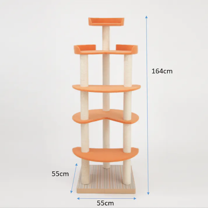 サンコウTHITHIPETキャットタワーLuna ビニロンポール 4582426250604【別送品】