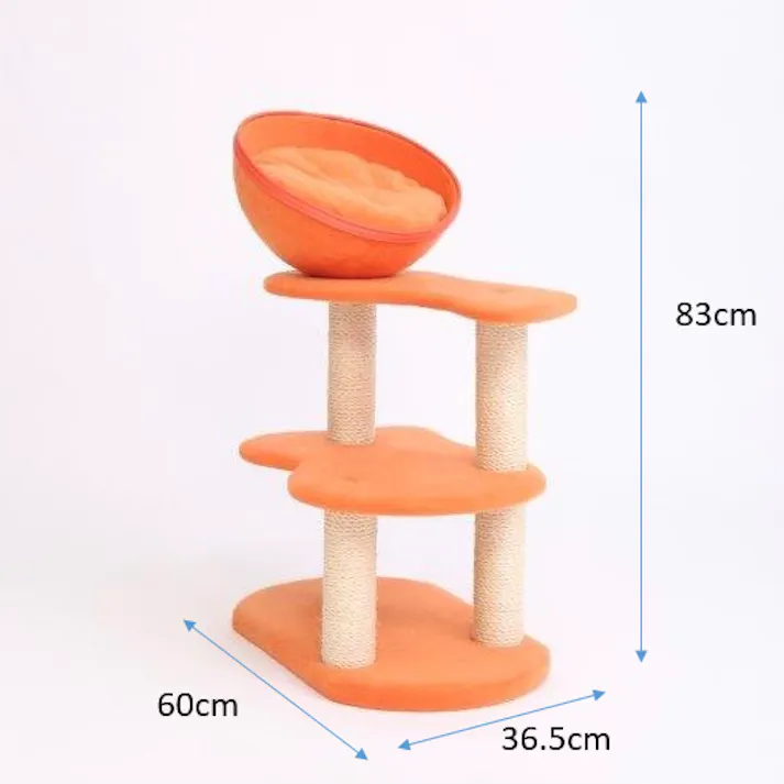 サンコウTHITHIPETキャットタワーTumugi ビニロンポール 4582426251175【別送品】