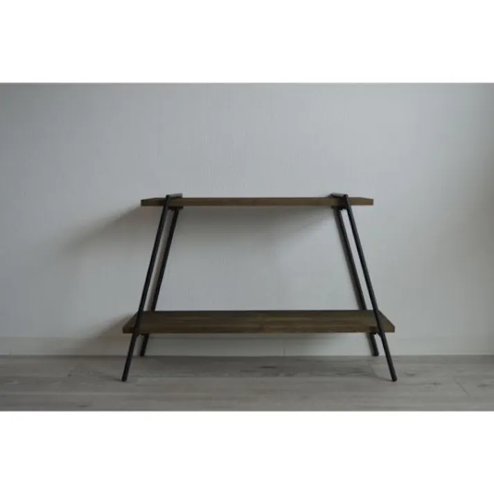 日東 アイアンレッグラック 2段 ダークブラウン(DB) ILR2-DB インテリア 家具 収納 おしゃれ 4580153762421【別送品】