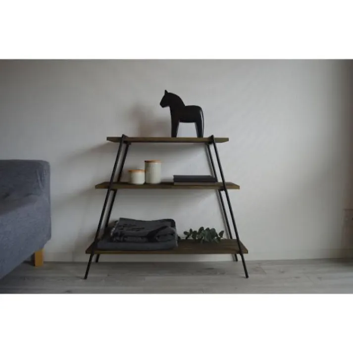 日東 アイアンレッグラック 3段 ダークブラウン(DB) ILR3-DB インテリア 家具 収納 おしゃれ 4580153762445【別送品】