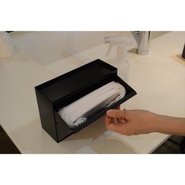 日東 マスクストッカー ブラック(BK) MS-BK インテリア 家具 収納