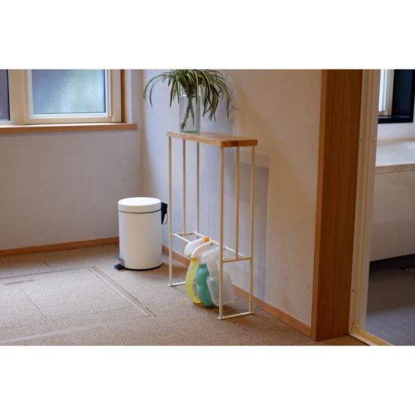 ラック（価格交渉承ります） 送料無料】キタジマ アングル棚 ホワイト AD-61-0-W 横幅120