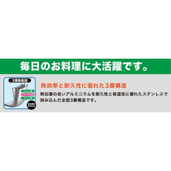ウルシヤマ金属 エテルナ 蒸し器 23cm ETR-23SM キッチン 台所