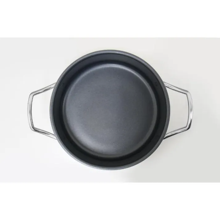 ウルシヤマ金属 IH-デュオ 両手鍋 20cm IH・ガス火対応 DUO-20W キッチン 台所 調理 フライパン 鍋 4971142105679【別送品】