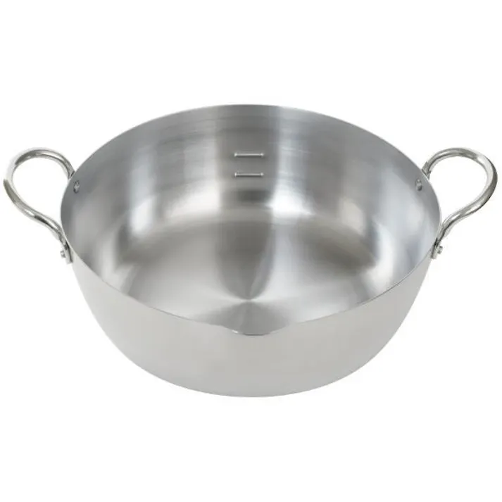 ウルシヤマ金属 ステンレス揚げ鍋 24cm IH・ガス火対応 SAG-24W キッチン 台所 調理 フライパン 鍋 4971142121440【別送品】