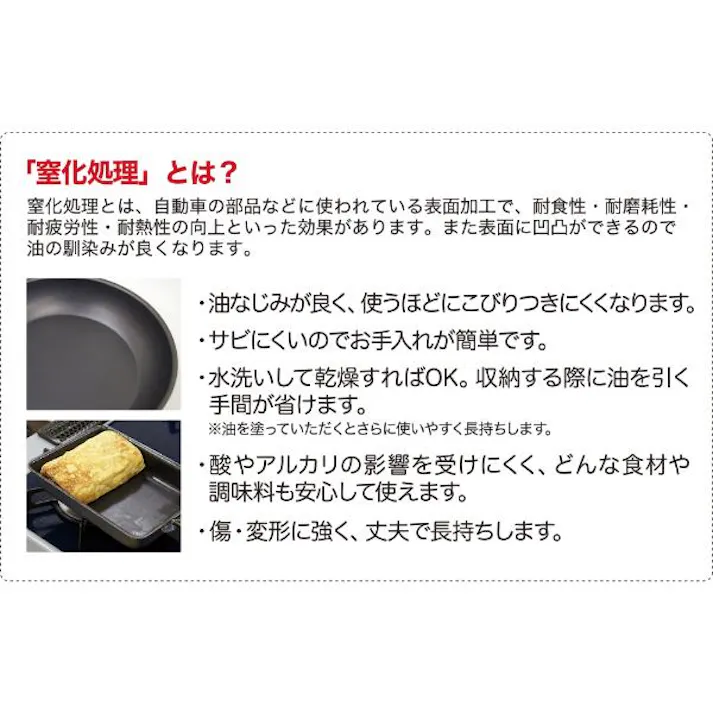 ウルシヤマ金属 鉄匠 玉子焼 15×9.5cm IH・ガス火対応 TSO-E15-9.5 キッチン 台所 調理 フライパン 鍋 4971142170073【別送品】
