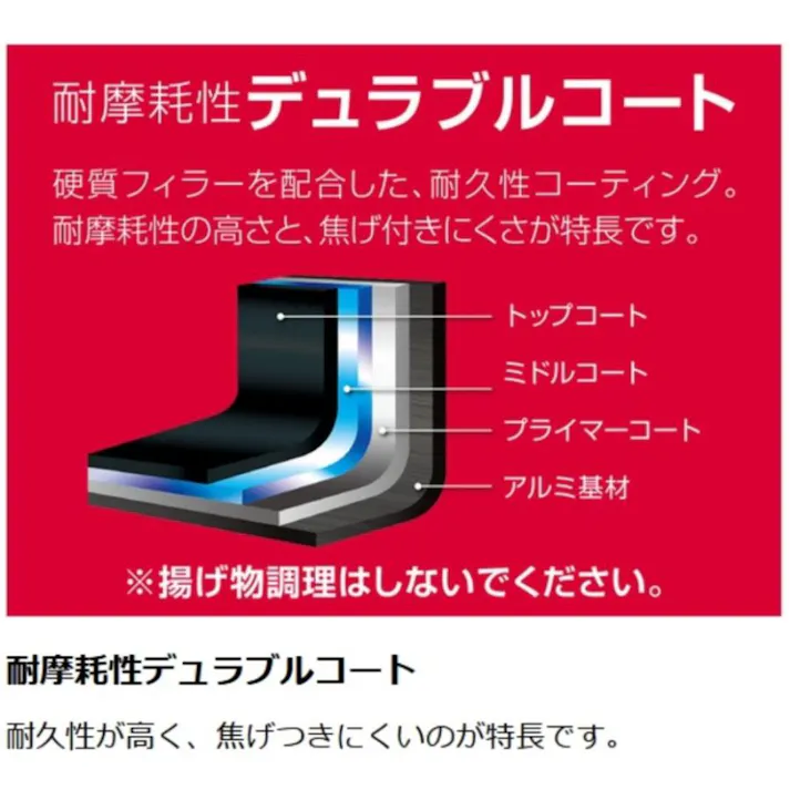 サーモス デュラブルシリーズ クックパン 20cm レッド KNA-020S R THERMOS キッチン 調理 台所 4562344387798【別送品】