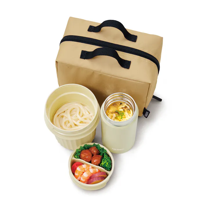 サーモス ヌードルコンテナー ベージュ ランチ 電子レンジ対応 JEC-1000 BE THERMOS キッチン 調理 台所 4562344392006【別送品】