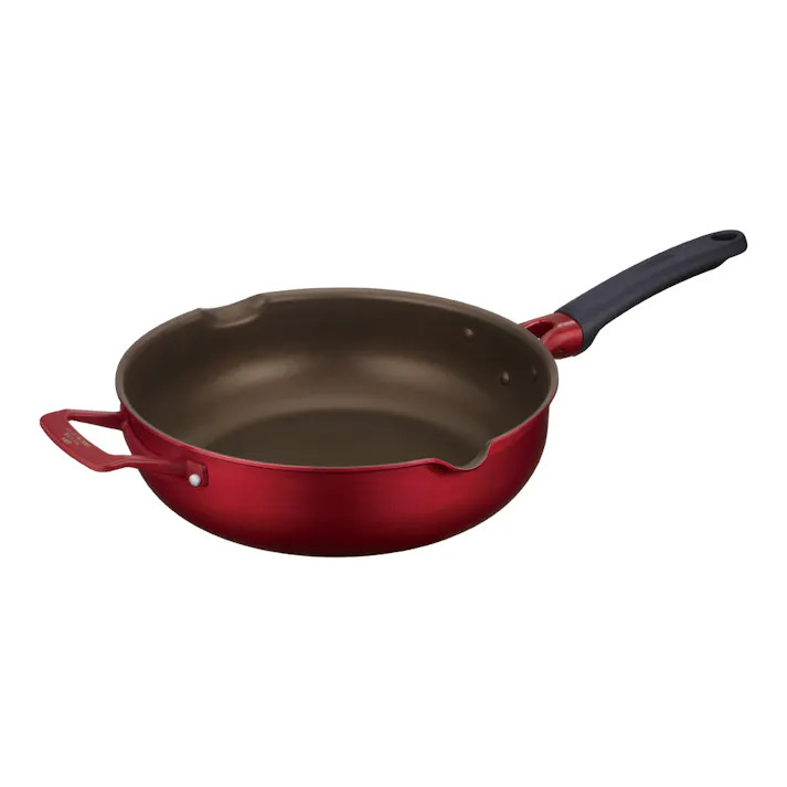 サーモス デュラブルシリーズ マルチパンKFJ 28cm レッド KFJ-028W R THERMOS キッチン 調理 台所 4562344394345【別送品】