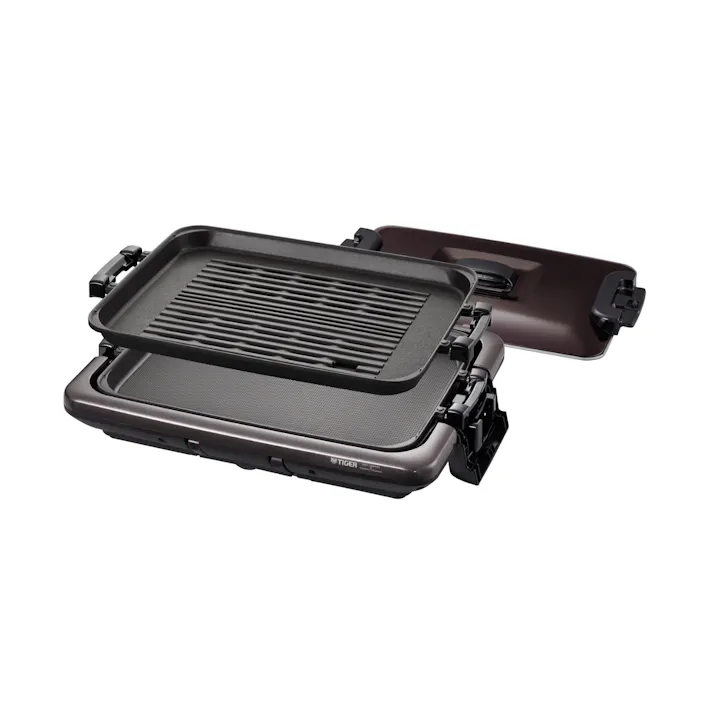 タイガー魔法瓶 TIGER タイガー ホットプレート 2枚組 モウいちまい ブラウン CRV-G201T キッチン 調理 台所 4904710434901【別送品】