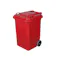 DULTON ダルトン プラスチック トラッシュカン 45リットル レッド PLASTIC TRASH CAN RED 4997337014625【別送品】