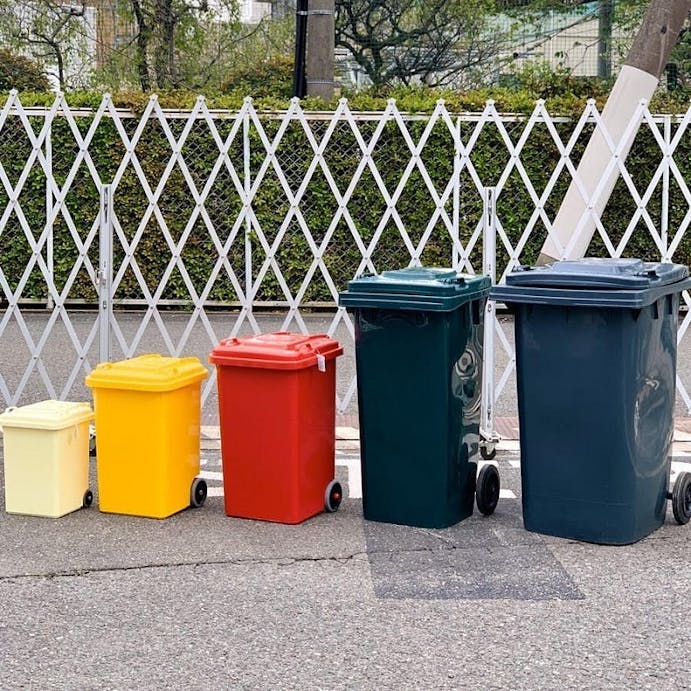 DULTON ダルトン プラスチック トラッシュカン 45リットル イエロー PLASTIC TRASH CAN YELLOW 4997337014632【別送品】