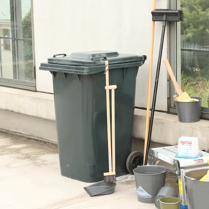 DULTON ダルトン プラスチック トラッシュカン 240リットル グレー PLASTIC TRASH CAN 240L GRAY 4997337024099【別送品】