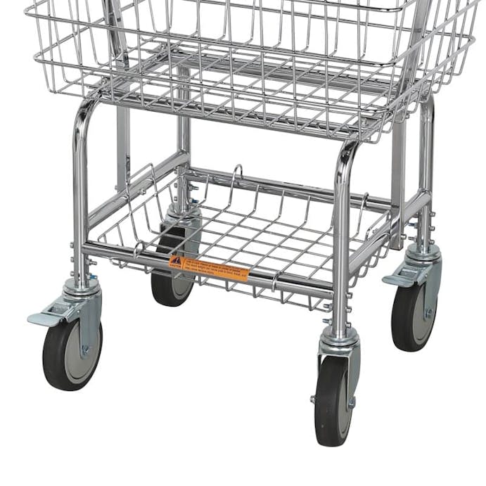 DULTON ダルトン ランドリー カート ウィズ ポール ラック クローム LAUNDRY CART WITH POLE RACK CHROME 4997337065788【別送品】