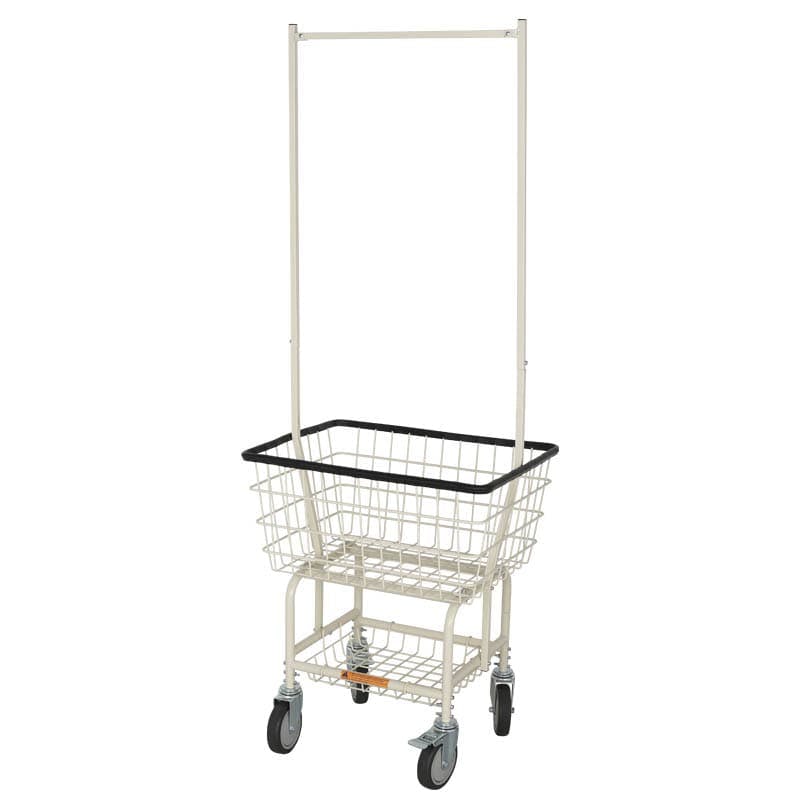 DULTON ダルトン ランドリー カート ウィズ ポール ラック アイボリー LAUNDRY CART WITH POLE RACK IVORY  4997337065795【別送品】 | チェスト・タンス 通販 | ホームセンターのカインズ