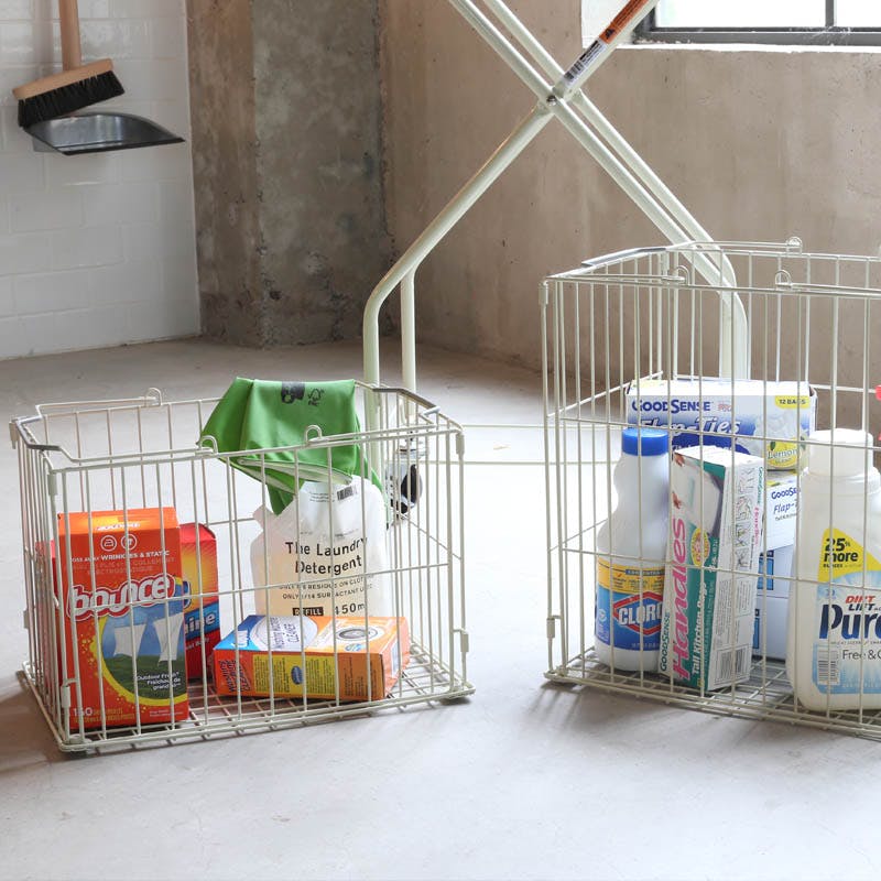 DULTON ダルトン ランドリー トローリー アイボリー LAUNDRY TROLLEY