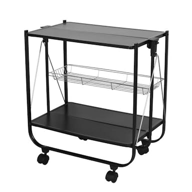 DULTON ダルトン フォールディング トローリー ブラック FOLDING TROLLEY MATTE BLACK 4997337072366【別送品】