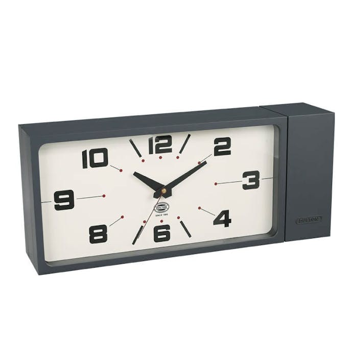 DULTON ダルトン ダブル フェイス クロック レクタングル グレー DOUBLE FACE CLOCK RECTANGLE GY [PX] 4997337078566【別送品】