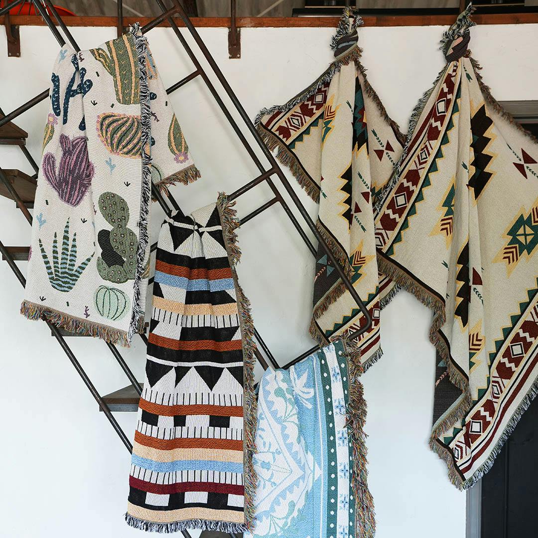 DULTON ダルトン ジャカード マルチ クロス L カクタス JACQUARD MULTI