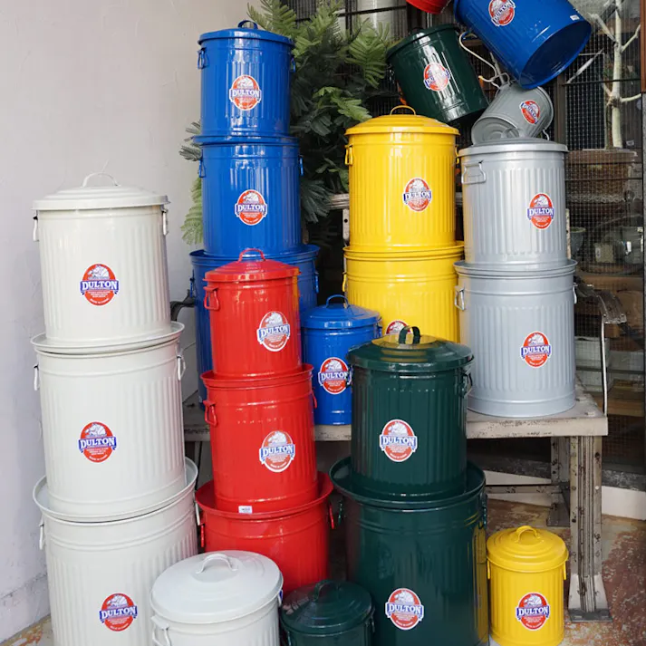 DULTON ダルトン ガベージカン アイボリー GARBAGE CAN IVORY L 4997337106139【別送品】