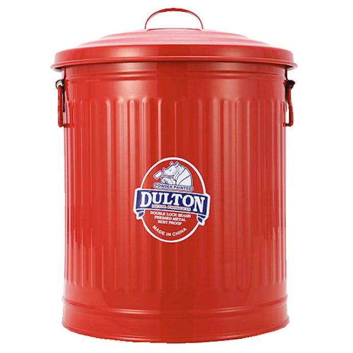 DULTON ダルトン ガベージカン レッド GARBAGE CAN RED L 4997337106238【別送品】