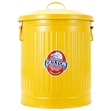 DULTON ダルトン ガベージカン イエロー GARBAGE CAN YELLOW L 4997337106337【別送品】