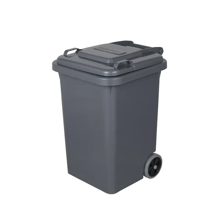 DULTON ダルトン プラスチック トラッシュカン 45リットル グレー PLASTIC TRASH CAN 45L GRAY 4997337114608【別送品】