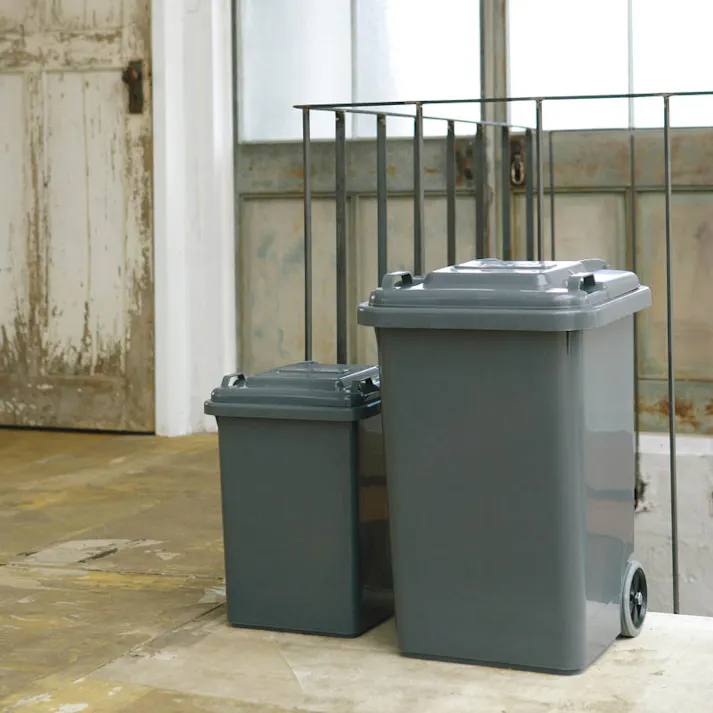 DULTON ダルトン プラスチック トラッシュカン 45リットル グレー PLASTIC TRASH CAN 45L GRAY 4997337114608【別送品】