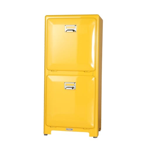 DULTON ダルトン トラッシュカン ダブルデッカー イエロー TRASH CAN DOUBLE DECKER YELLOW  4997337130301【別送品】 | ゴミ箱・分類容器 通販 | ホームセンターのカインズ