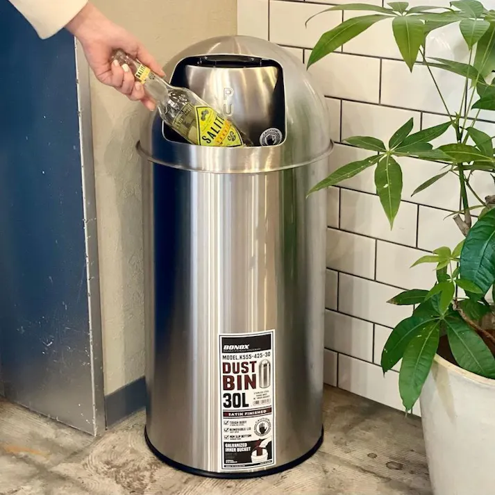 DULTON ダルトン ダスト ビン サテン フィニッシュ 30L DUST BIN SATIN FINISHED 30L 4997337425308【別送品】