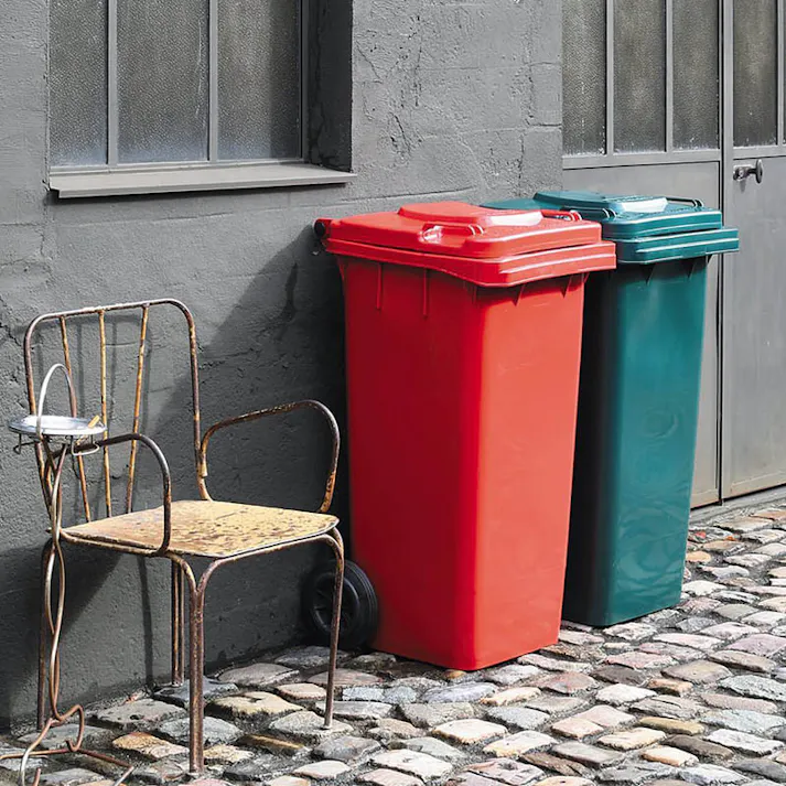 DULTON ダルトン プラスチック トラッシュカン 120リットル グリーン PLASTIC TRASH CAN 120L GREEN 4997337612067【別送品】