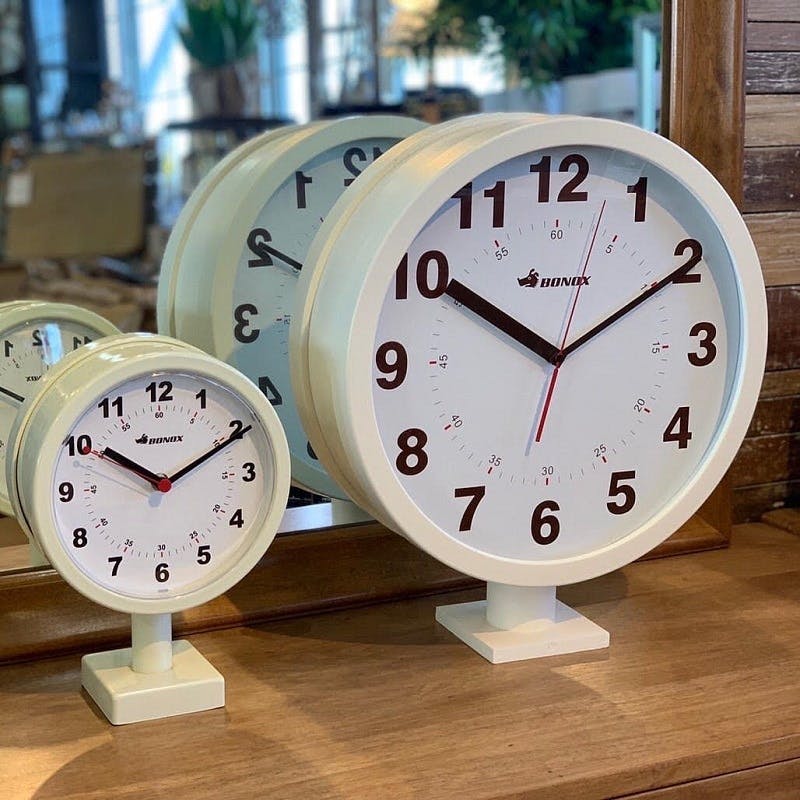 DULTON ダルトン ダブルフェイスクロック アイボリー DOUBLE FACE CLOCK 170D IVORY [PX]  4997337665919【別送品】 | 時計 | ホームセンター通販【カインズ】