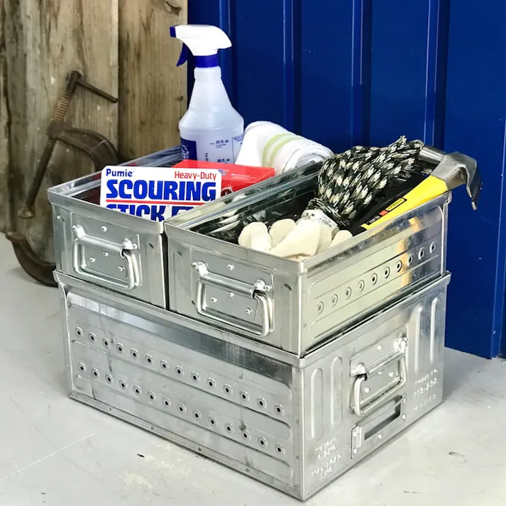 DULTON ダルトン D.M.S ガレージ 6L ガルバナイズド D.M.S ’’GARAGE’’ 6L GALVANIZED 4997337732796【別送品】