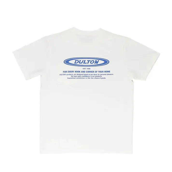 ダルトン DULTON ロング Tシャツ オーバル ロゴ MDULTON T-SHIRT OVAL LOGO M WHITE T22-0474M/WT 4997337084086【別送品】