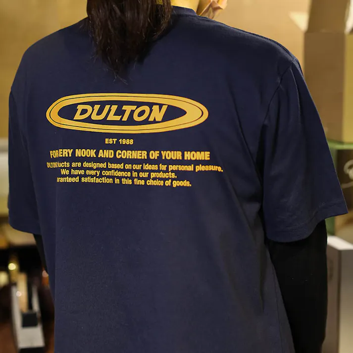 ダルトン DULTON ロング Tシャツ オーバル ロゴ SDULTON T-SHIRT OVAL LOGO S NAVY T22-0475S/NB 4997337084116【別送品】