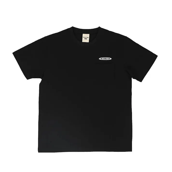 ダルトン DULTON ロング Tシャツ オーバル ロゴ SDULTON T-SHIRT OVAL LOGO S BLACK T22-0476S/BK 4997337084178【別送品】
