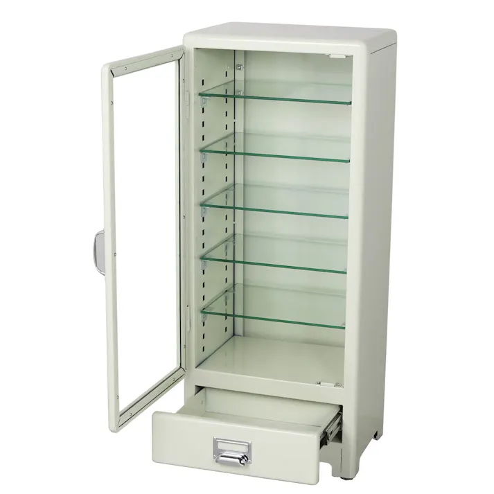 ダルトン DULTON 5 レイヤーキャビネット ウィズ ドロワー アイボリー5 LAYER CABINET WITH DRAWER IVORY 122-380IV 4997337086301【別送品】