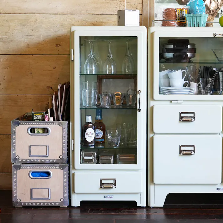 ダルトン DULTON 5 レイヤーキャビネット ウィズ ドロワー アイボリー5 LAYER CABINET WITH DRAWER IVORY 122-380IV 4997337086301【別送品】