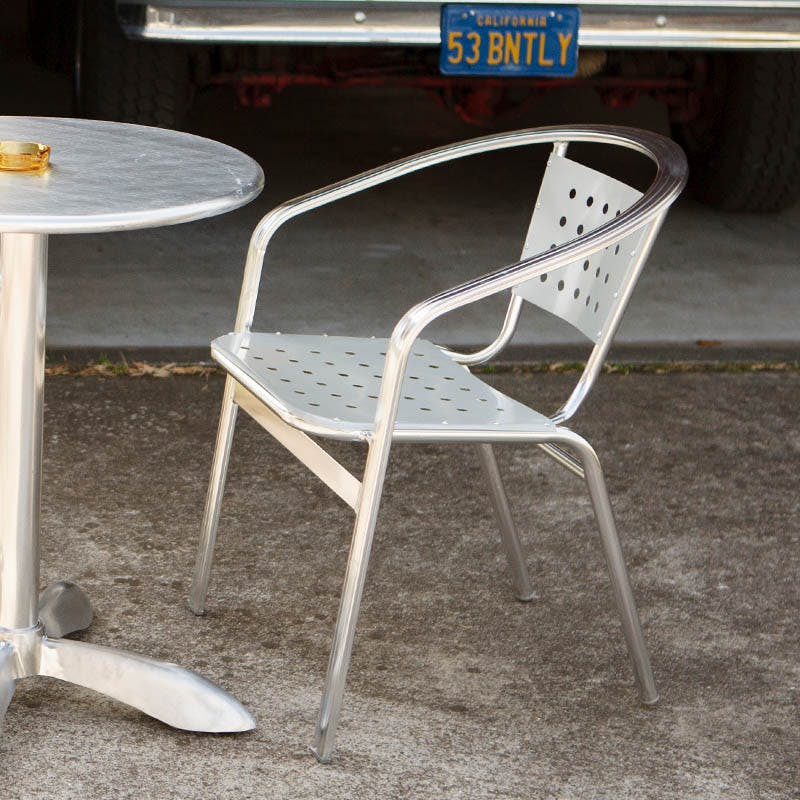 DULTON　ガーデンチェア　② ダルトン DULTON アルミニウム カフェチェアーALUMINUM CAFE