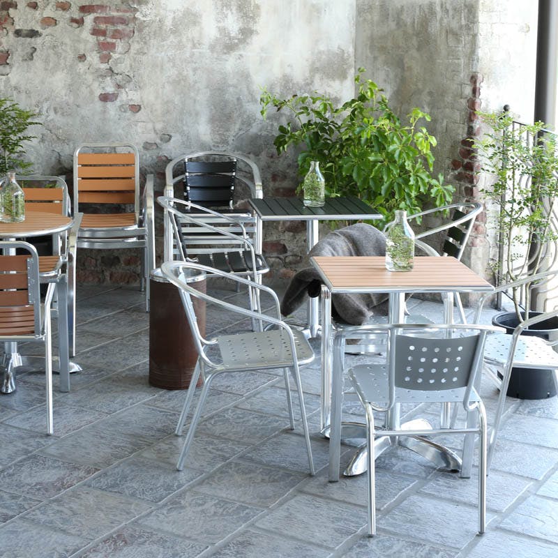 ダルトン DULTON アルミニウム カフェチェアーALUMINUM CAFE