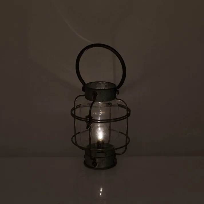 ダルトン DULTONL.E.D ランタン BL.E.D LANTERN A.SILVER R855-1044ASV 4997337804424【別送品】