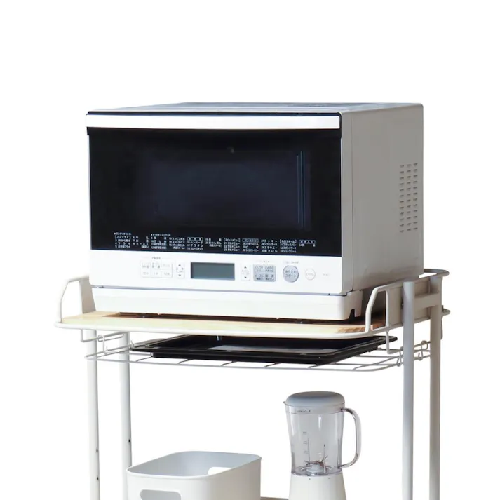 KOEKI 弘益 Mash MASH ビーワイケージ キッチンラック 組立品 キャスター付き 多段収納 スチール製 省スペース キッチン収納 ゴミ箱 BCKR620BK【別送品】