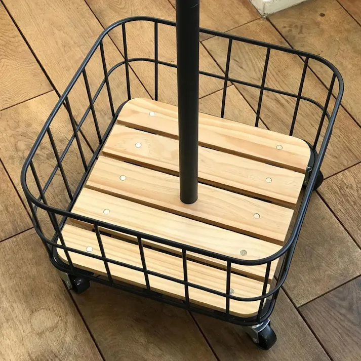 KOEKI 弘益 Mash MASH ビーワイケージ ポールハンガー 組立品 ポールハンガー スチール製 移動式 棚付き 組立簡単 省スペース 玄関収納 おしゃれ BCPH380WH【別送品】