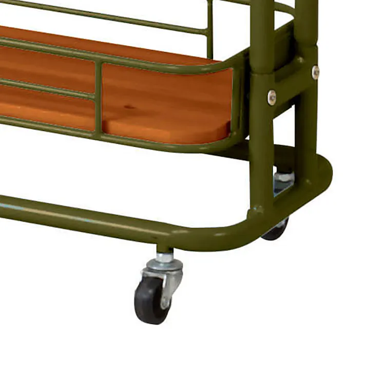 KOEKI 弘益 Mash MASH ビーワイケージ スリムワゴン オイルステイン仕様 組立品 キャスター付き 多段収納 耐久性 スチール製 省スペース 組立簡単 隙間収納 キッチン収納 BCW200OSKA【別送品】