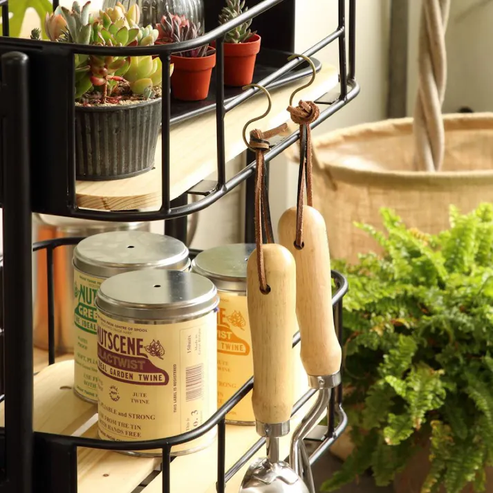 KOEKI 弘益 Mash MASH ビーワイケージ ワゴン 組立品 キャスター付き 多段収納 耐久性 スチール製 省スペース 組立簡単 キッチン収納 おしゃれ BCW440BK【別送品】