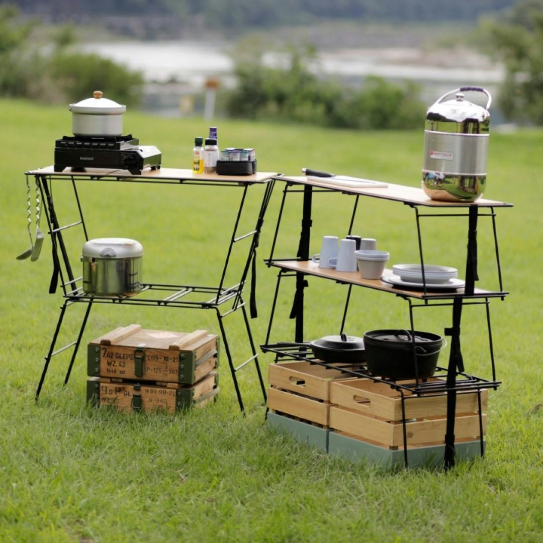 KOEKI HangOut Crank Cooking Table 簡易組み立て
